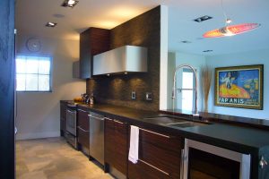 Absolute Black Leather Countertop