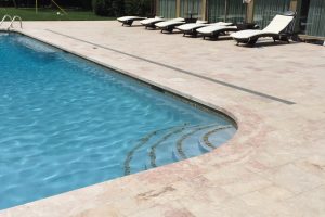 Crema Eda® Rosa Sandblasted French Pattern Pavers